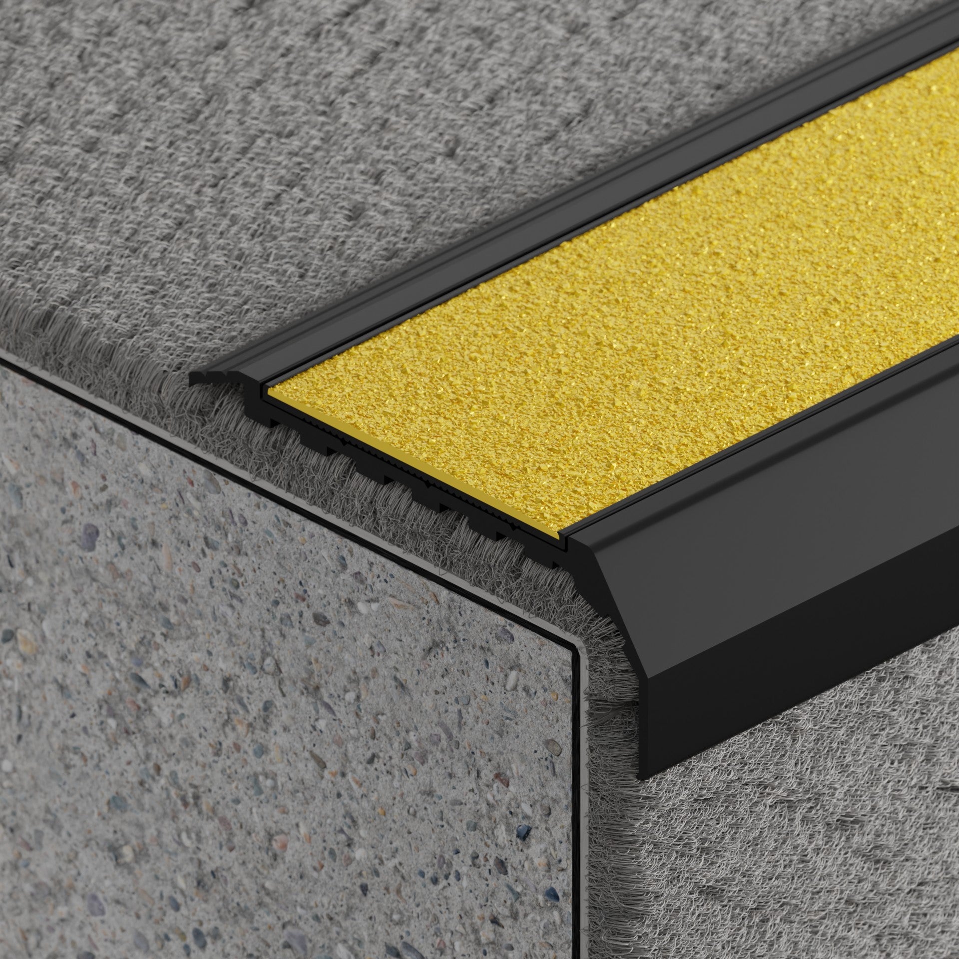 VisioEdge 309 - Broadloom Carpet Aluminium with Carb Insert