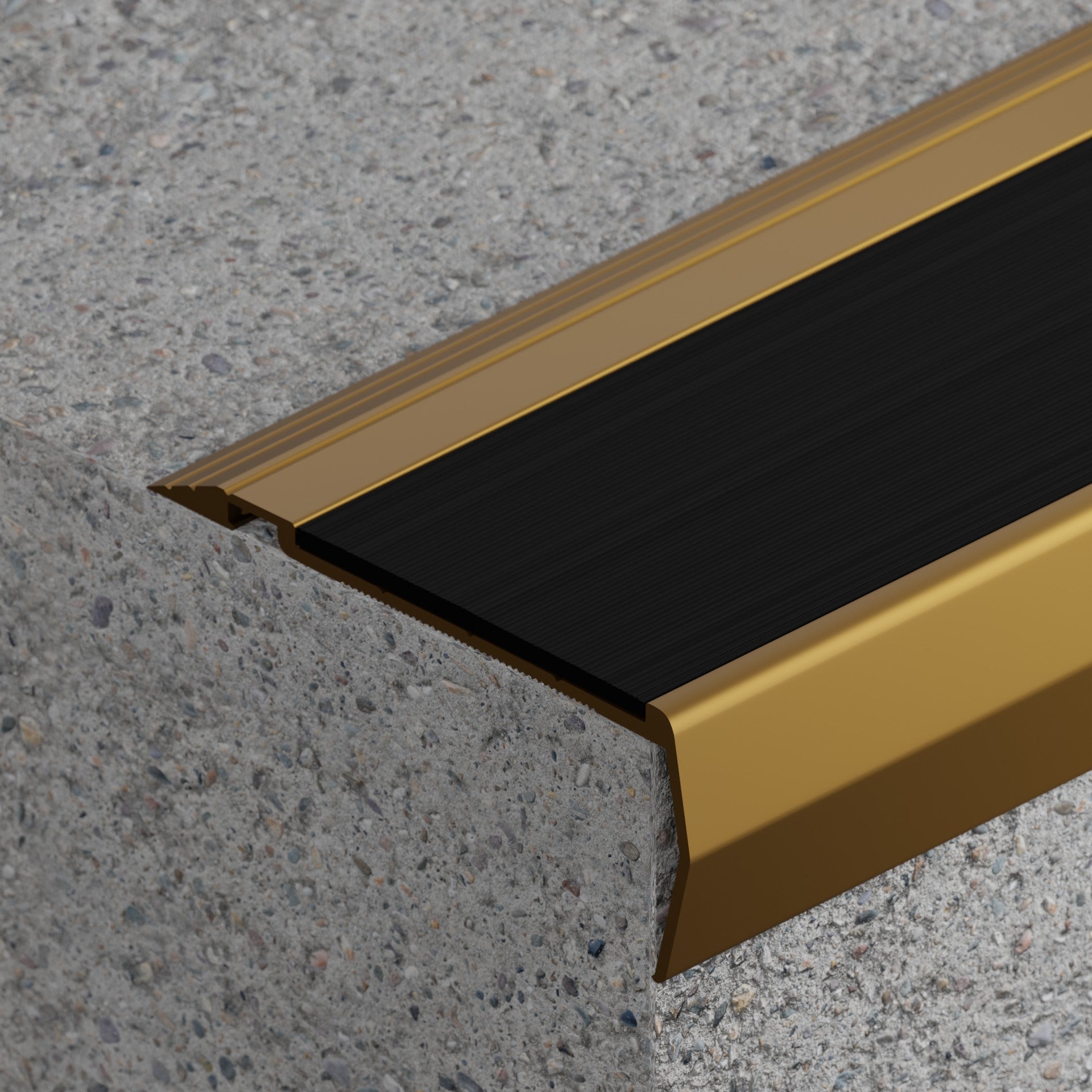 VisioEdge 206 - Long Front Ramp Back Aluminium with Rubber Insert