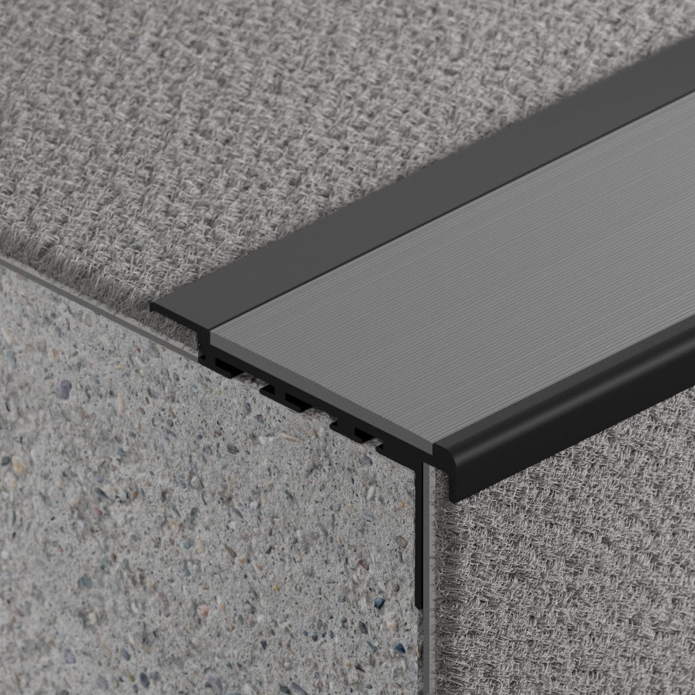 VisioEdge 210 - Standard Carpet Aluminium with Rubber Insert